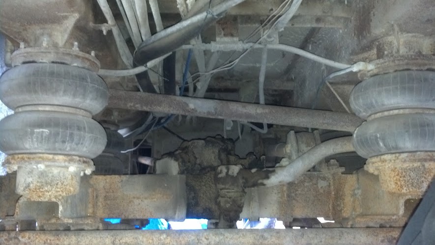 Removing the Copper above the front axle